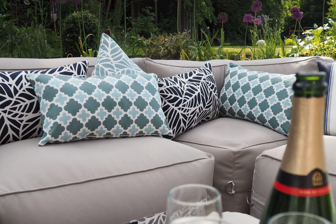 Leave the garden furniture cushions outside - and the fuss at the door! - armadillosun
