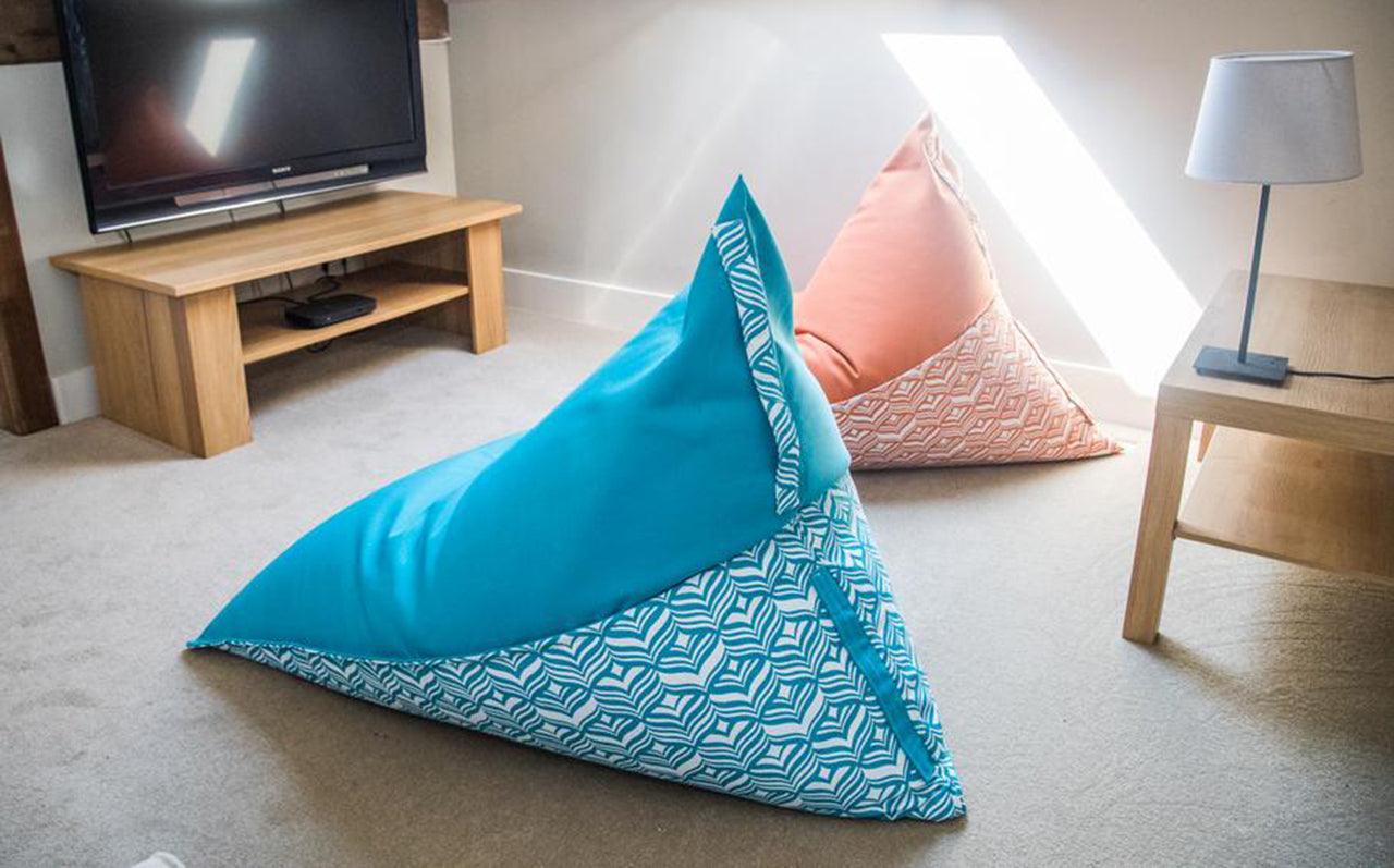 Our bean bag loungers and five tips to create the perfect den for teenagers or playroom for kids - armadillosun