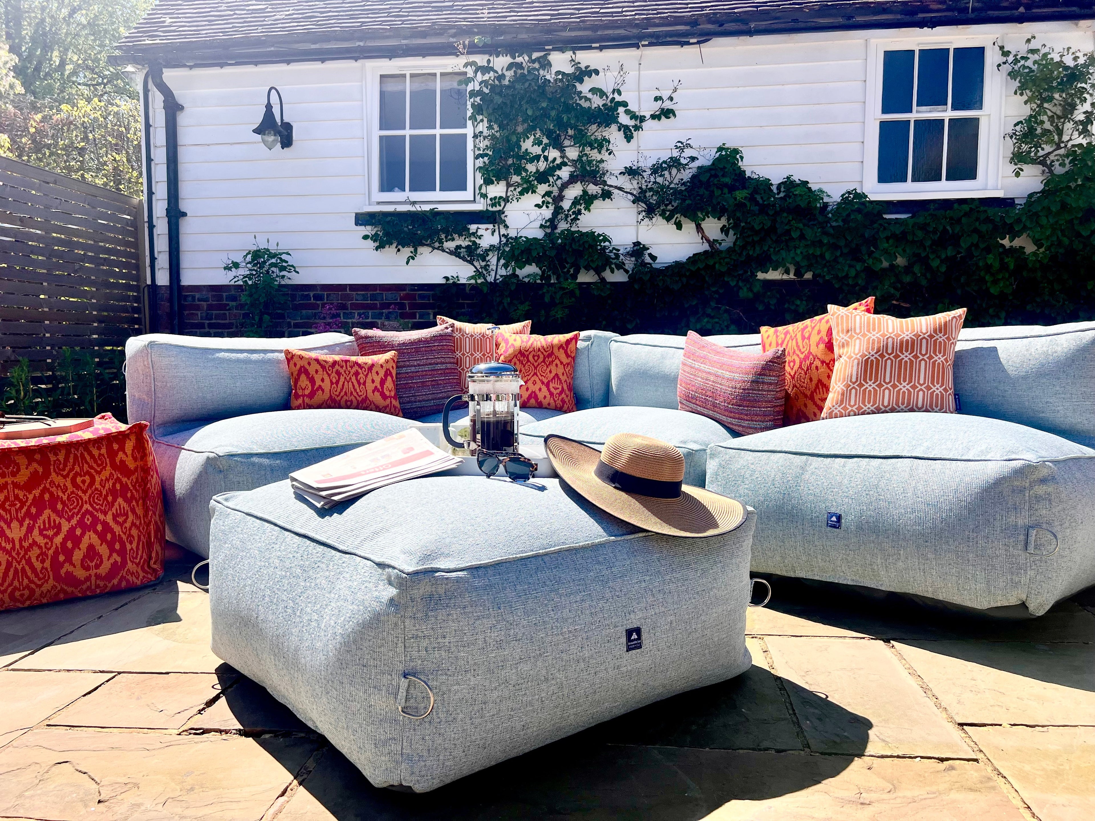 Bean Bag Garden Sofas - outdoor sofa solutions for all weathers & occasions - armadillosun