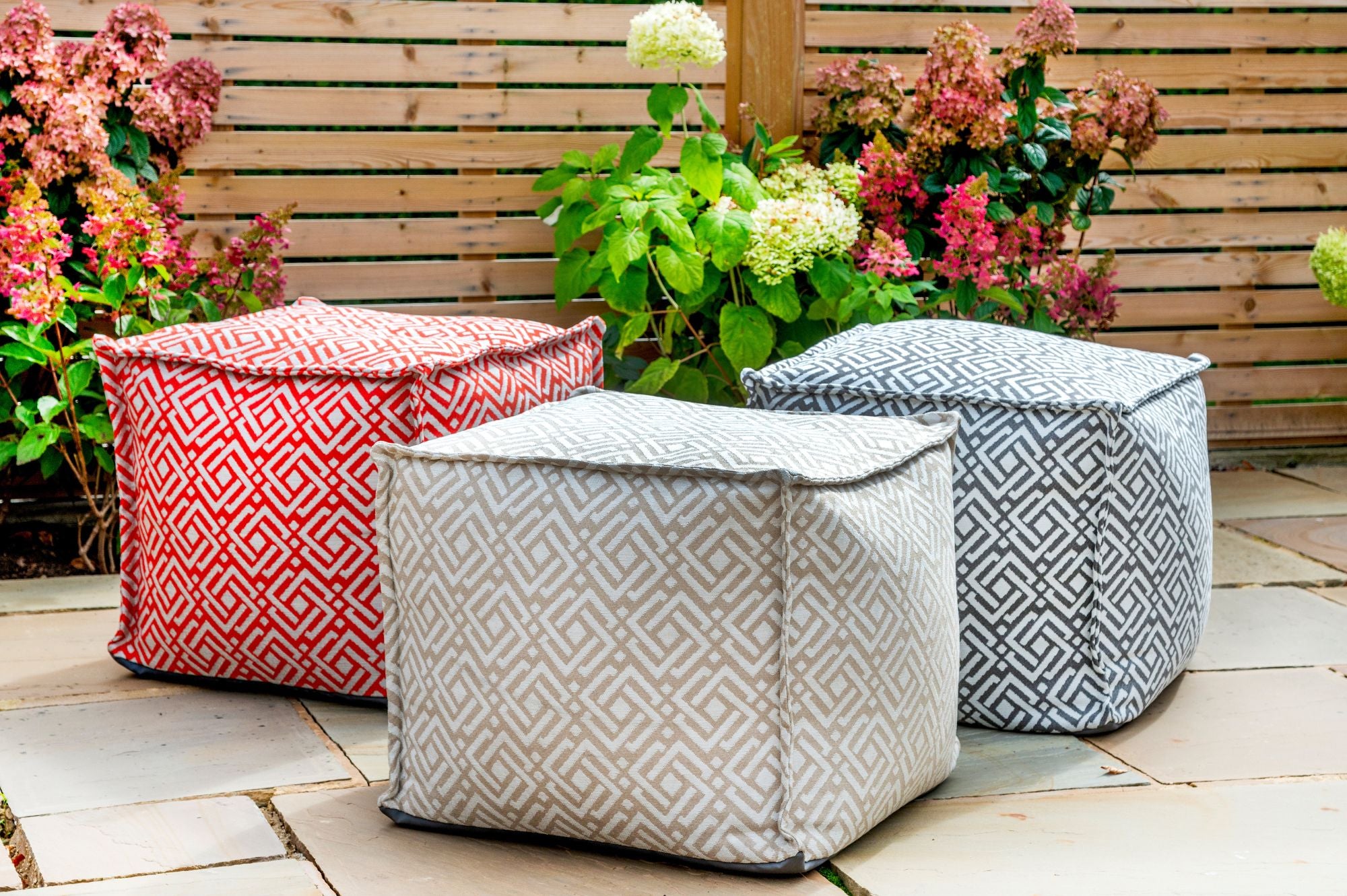 Weatherproof Garden Pouffé