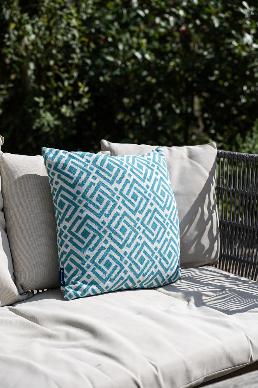 Luxury Garden Cushion in Sigma Turquoise