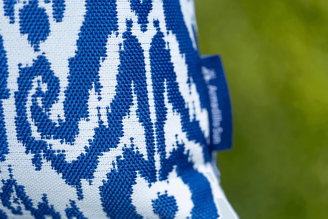 Luxury Garden Cushion in Medina Azure Blue - armadillosun