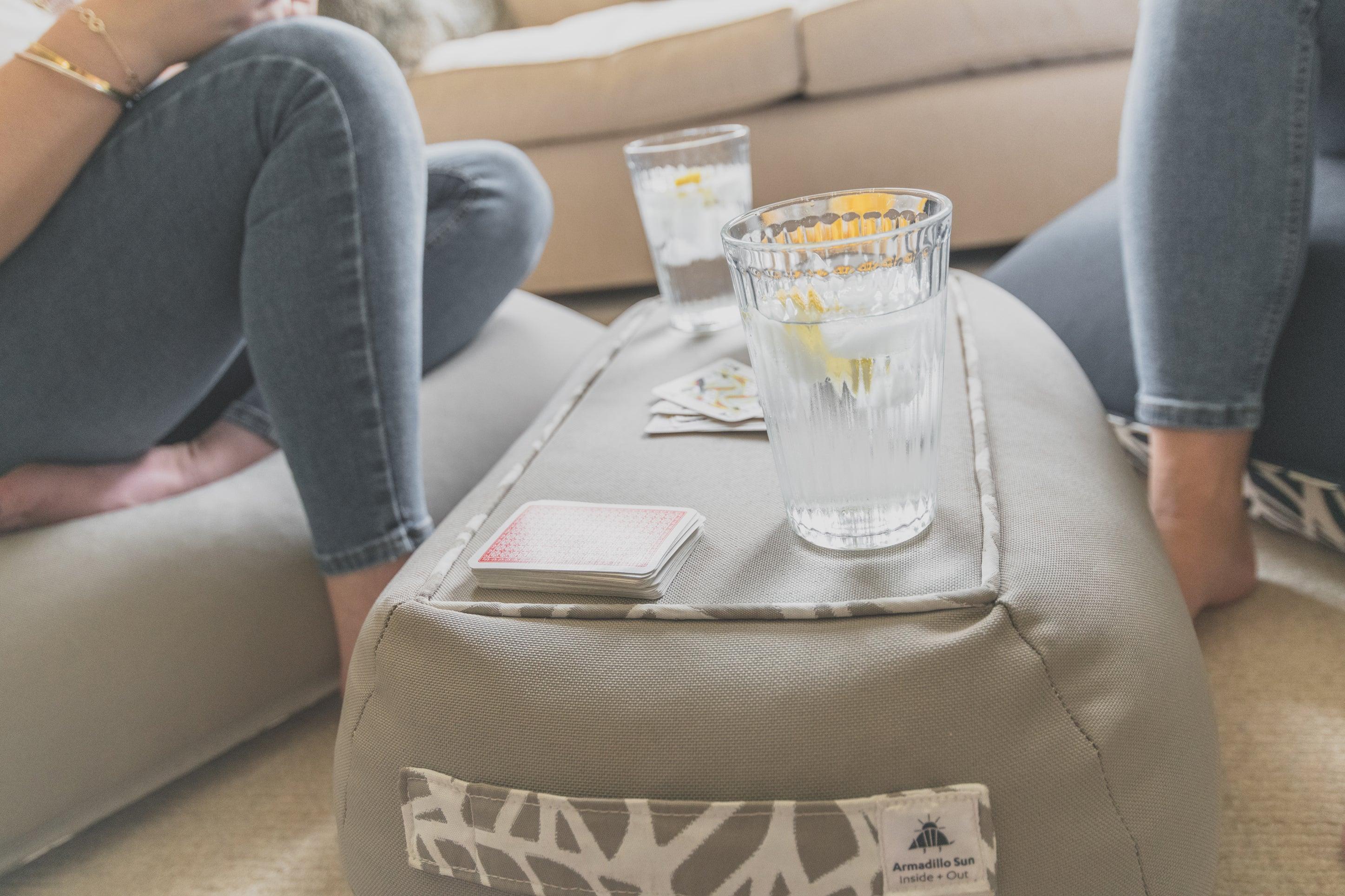 Bean Bag Coffee Table for Indoors and Outdoors - armadillosun