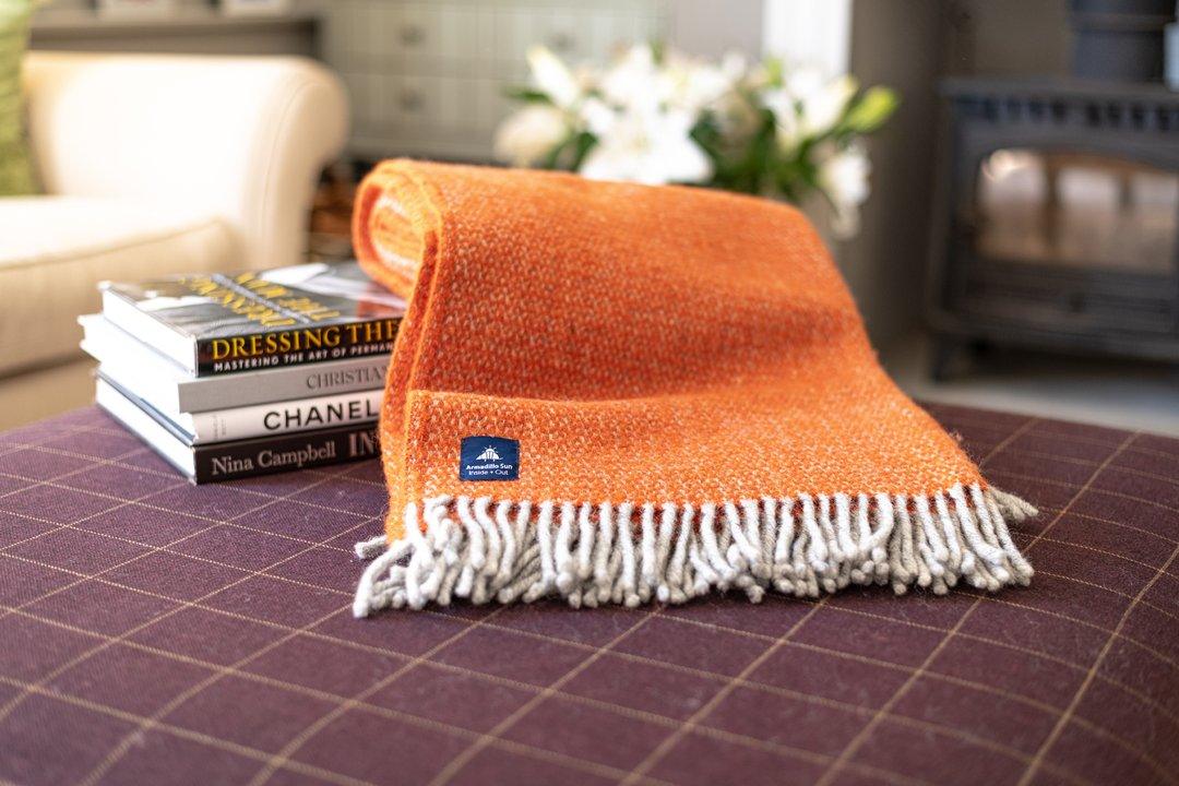 Luxury Lambswool Throw - armadillosun