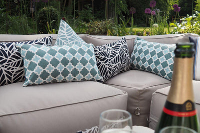 Leave the garden furniture cushions outside - and the fuss at the door!