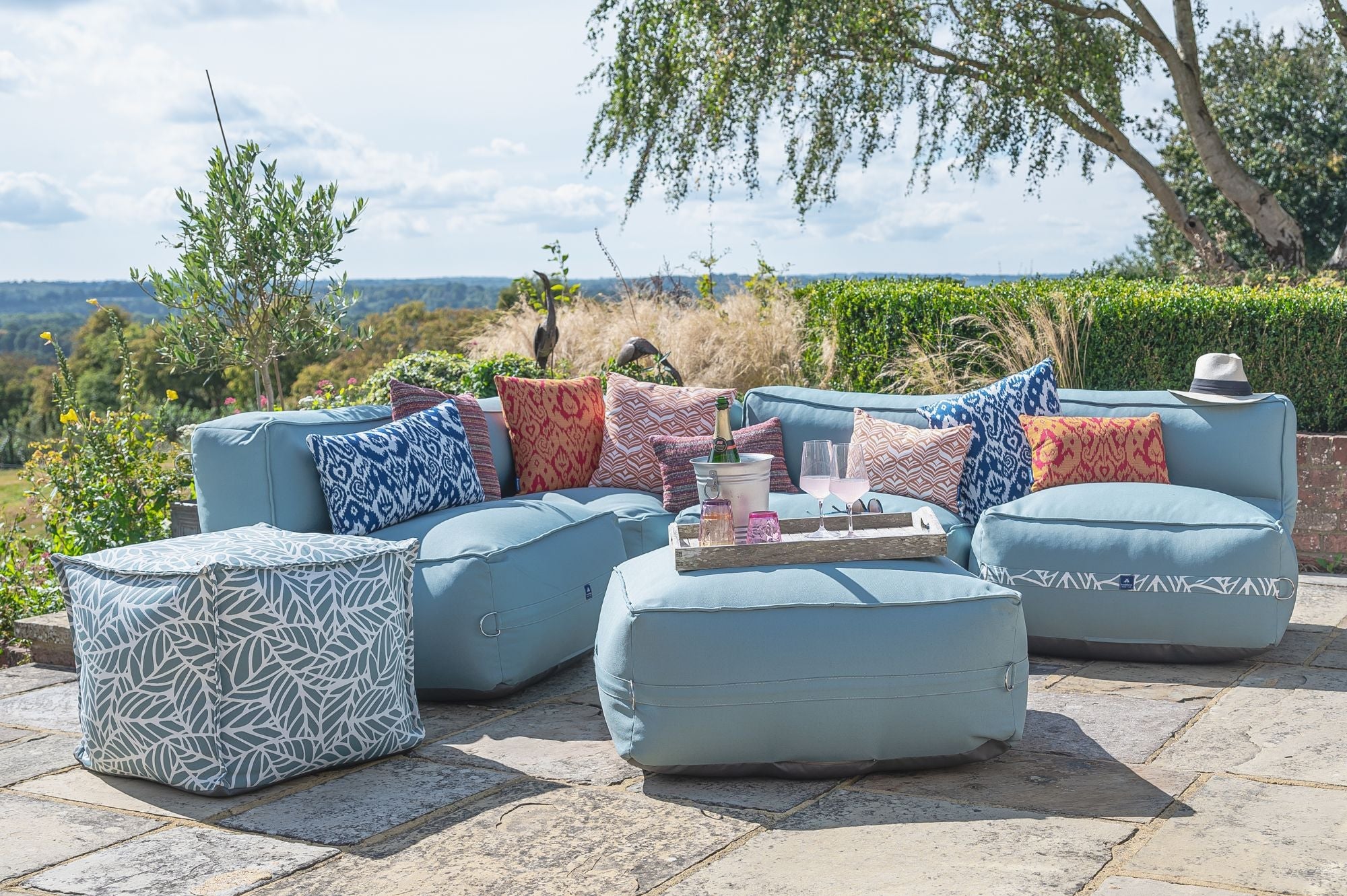 Bean Bag Garden Sofas - outdoor sofa solutions for all weathers & occasions - armadillosun