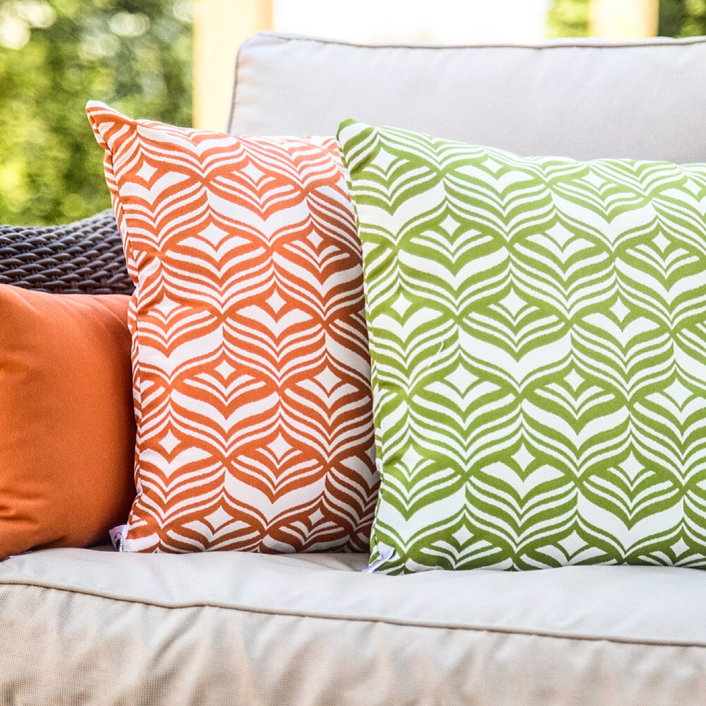 Luxury Cushion in Tulip Orange