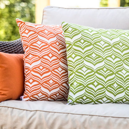 Luxury Cushion in Tulip Orange