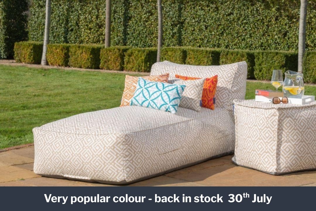 Luxury Bean Bag Garden Sun Lounger