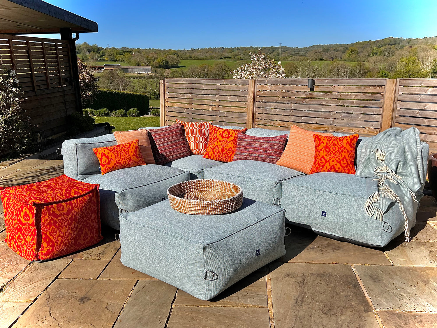 Bean Bag Garden Sofa - Sofa Set