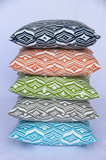 Luxury Cushion in Tulip Turquoise