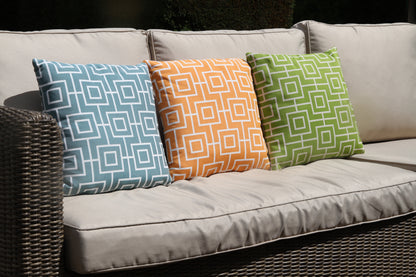 Luxury Cushion in Aztec Ocean