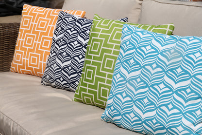 Luxury Cushion in Tulip Turquoise