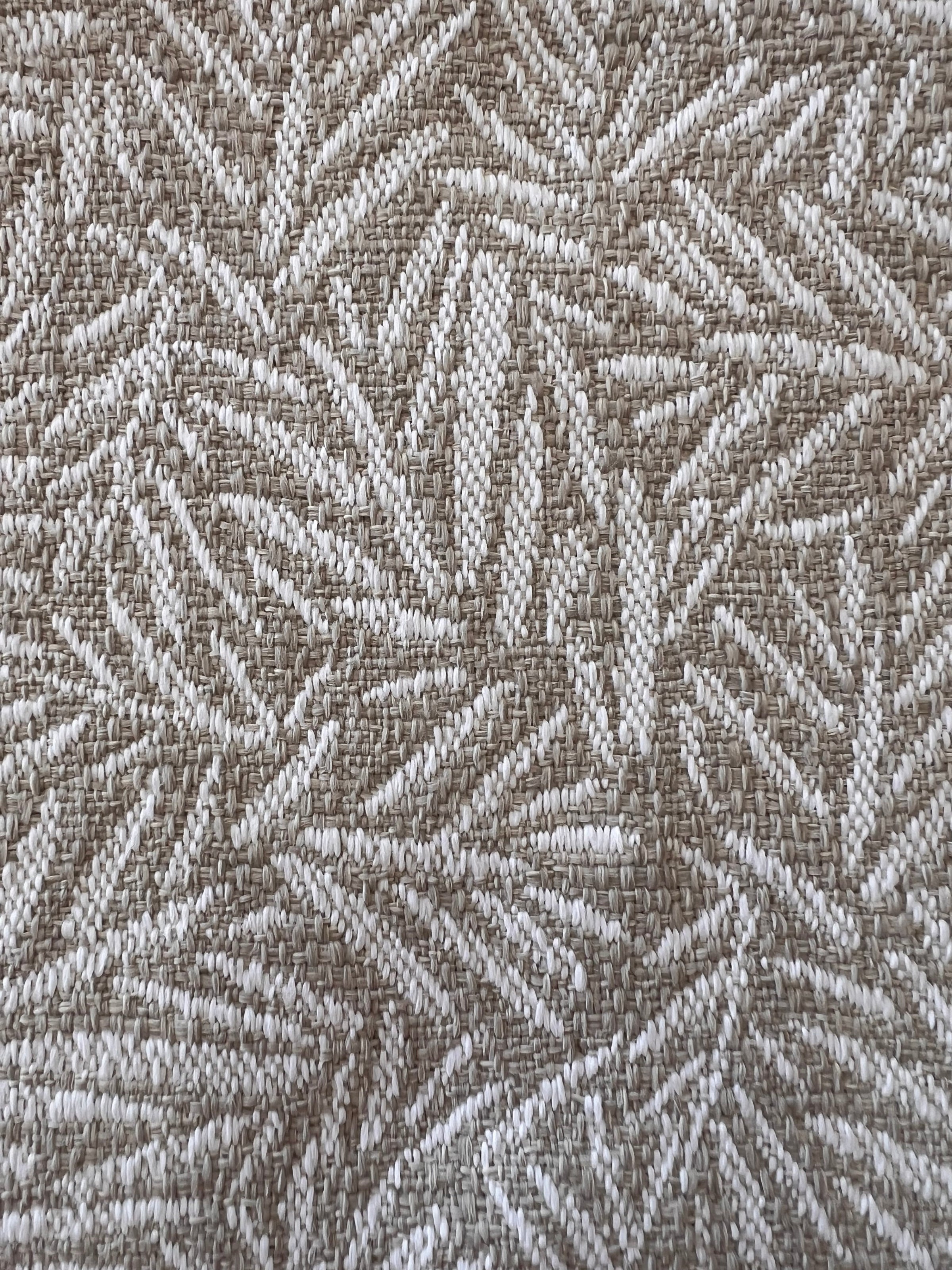 natural leaf pattern material. 100% british-made, stain-proof, water-resistant with 5 year guarantee