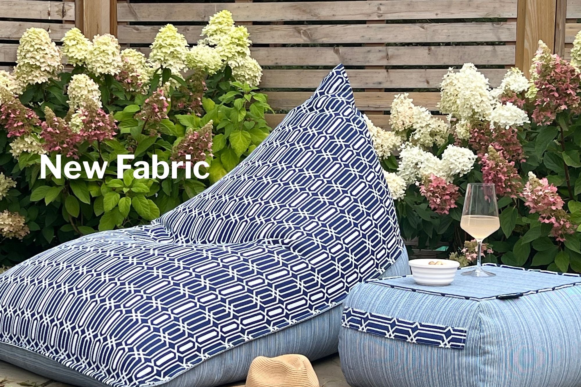 Adult Bean Bag Lounger Various Patterns Outdoors Indoors