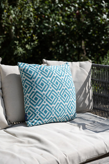 Luxury Garden Cushion in Sigma Turquoise