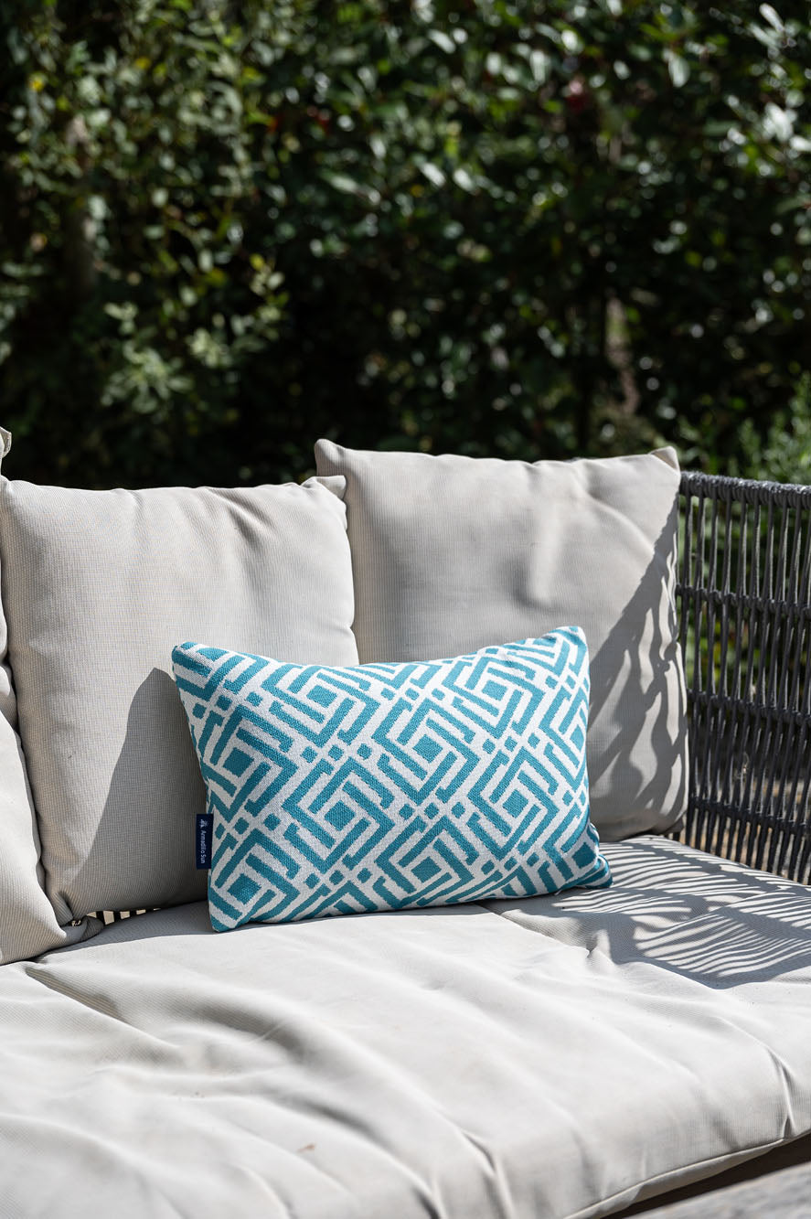 Luxury Garden Cushion in Sigma Turquoise