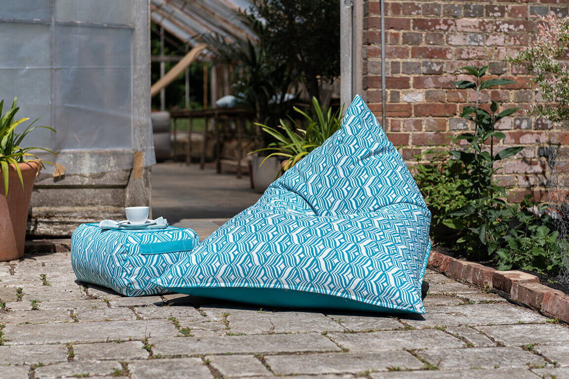 Bean Bag Chair - Tulip Turquoise