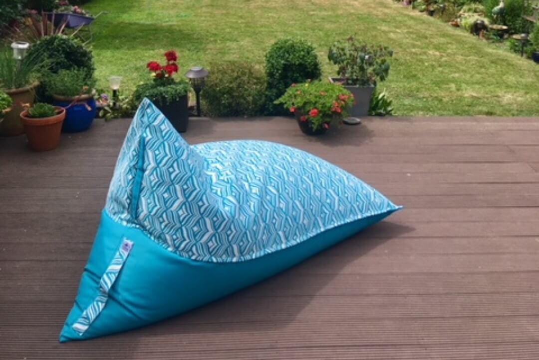 Bean Bag Lounger - Tulip Turquoise