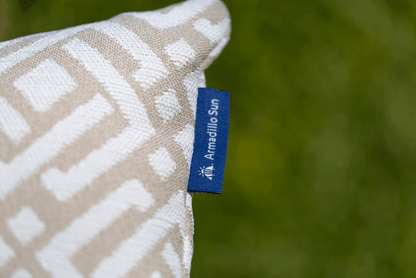 Luxury Garden Cushion in Sigma Natural - armadillosun