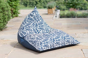 Indoor / Outdoor Bean Bag Long Chair - Patterned