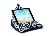 iPad, Tablet &amp; eReader Bean Bag Stand in Palm Navy/Navy Base
