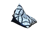 iPad Bean Bag Stand - Two Tone Patterned