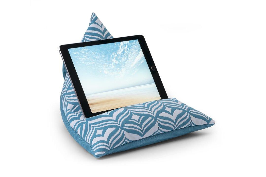 iPad, Tablet &amp; eReader Bean Bag Stand - Two Tone Patterned