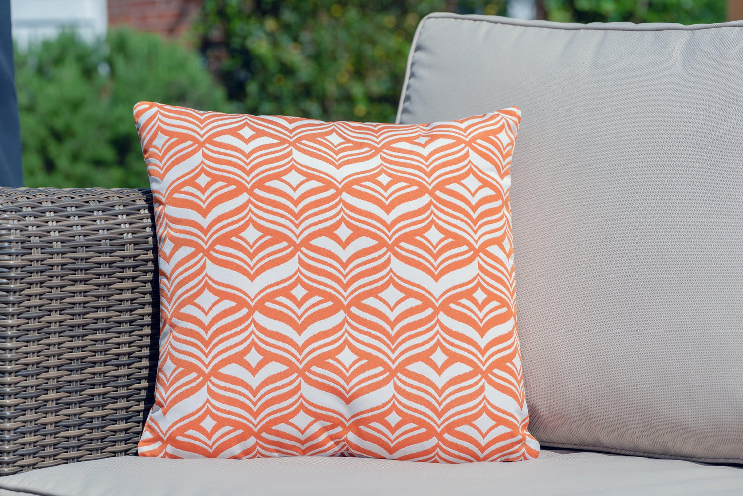 Luxury Cushion in Tulip Orange - armadillosun