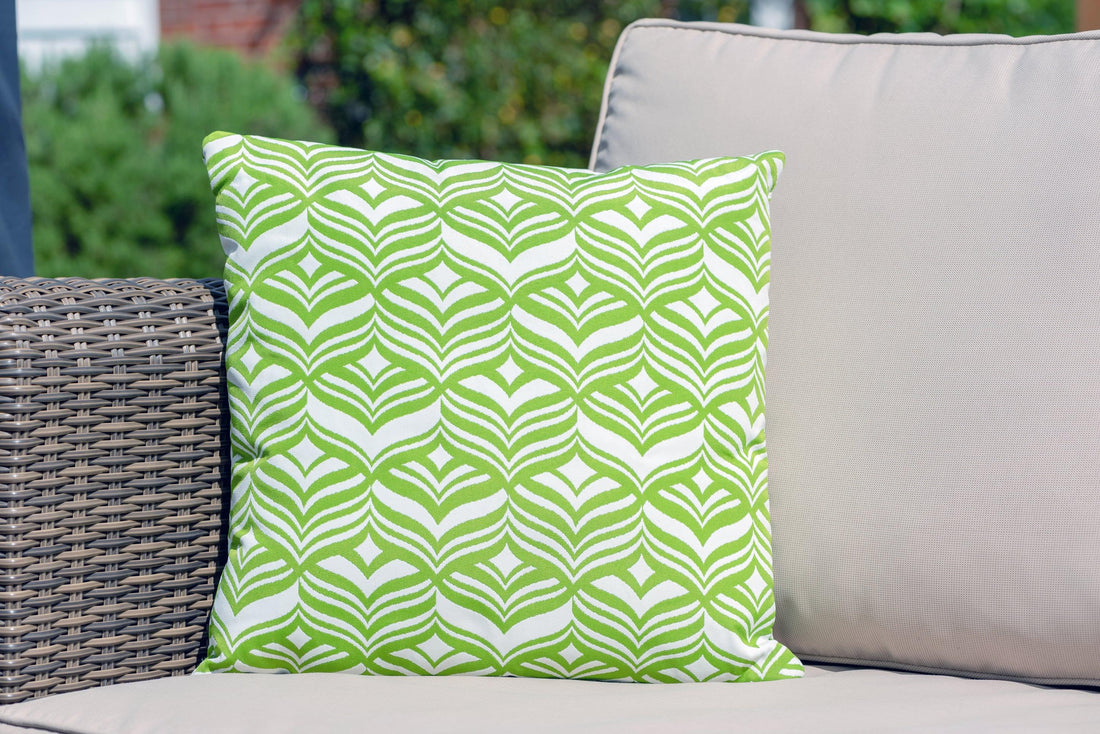 Luxury Cushion in Tulip Green - armadillosun